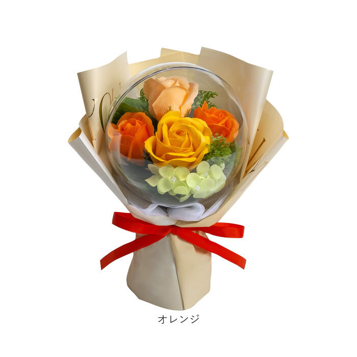 BACKYARD FAMILY「ソープフラワー 花束 通販 オーブローズブーケ アーティフィシャルフラワー アレンジ」|その他|