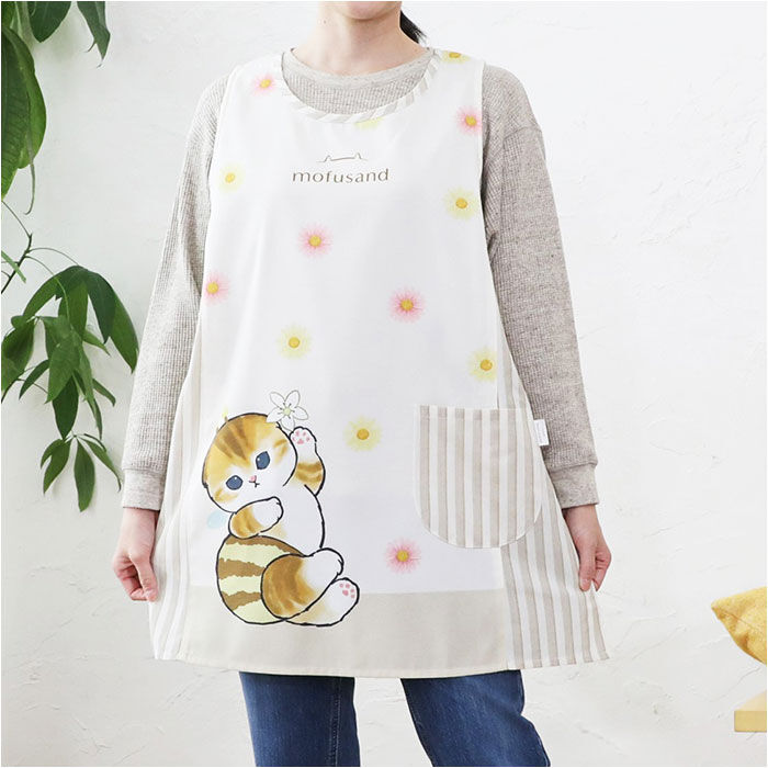 BACKYARD FAMILY「エプロン 保育士 通販 キャラクターエプロン 介護士 大人用エプロン サイドボタン かわいい 大人」|その他|