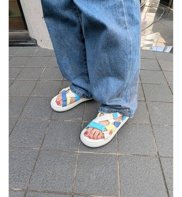 CAMPER「[カンペール] TWINS / サンダル」|サンダル|ターコイズブルー