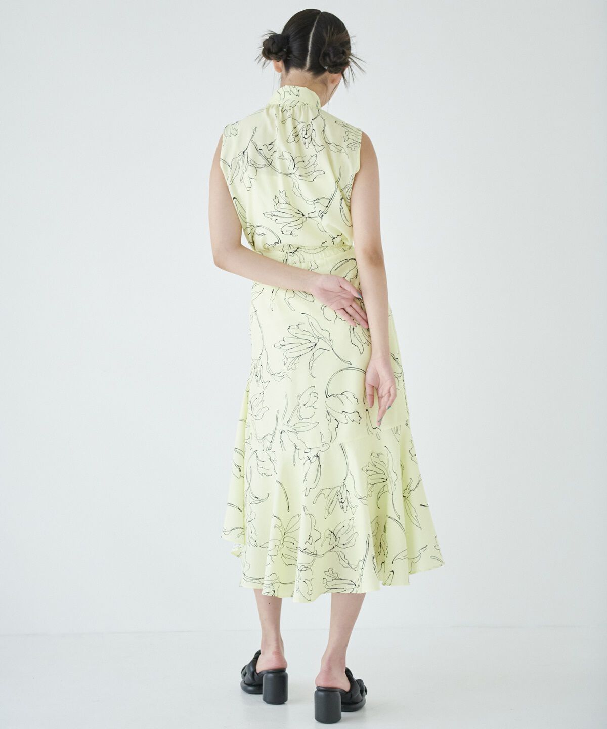 REDYAZEL「オリジナルフラワーボウタイセットアップ」|ワンピース|