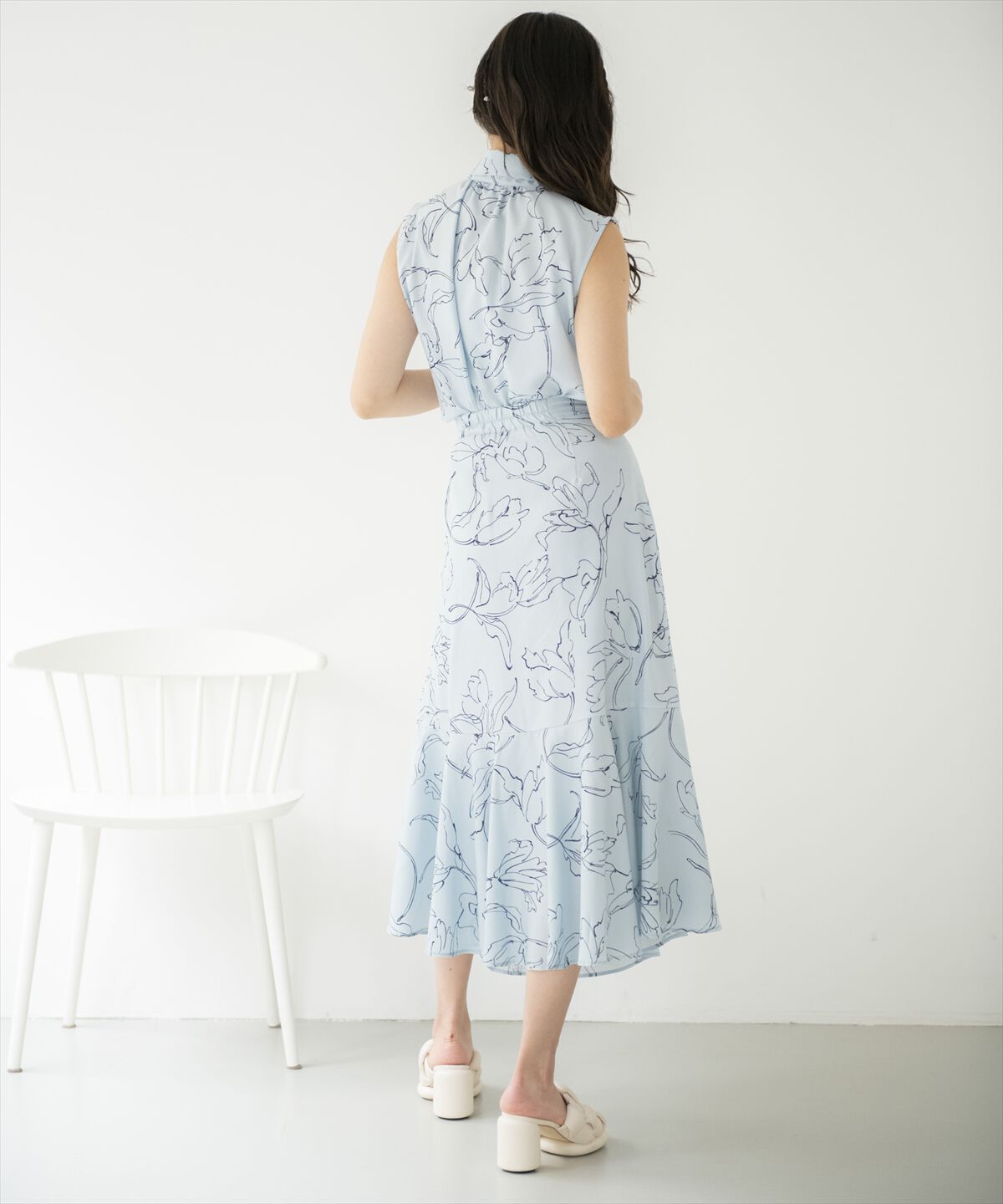 REDYAZEL「オリジナルフラワーボウタイセットアップ」|ワンピース|