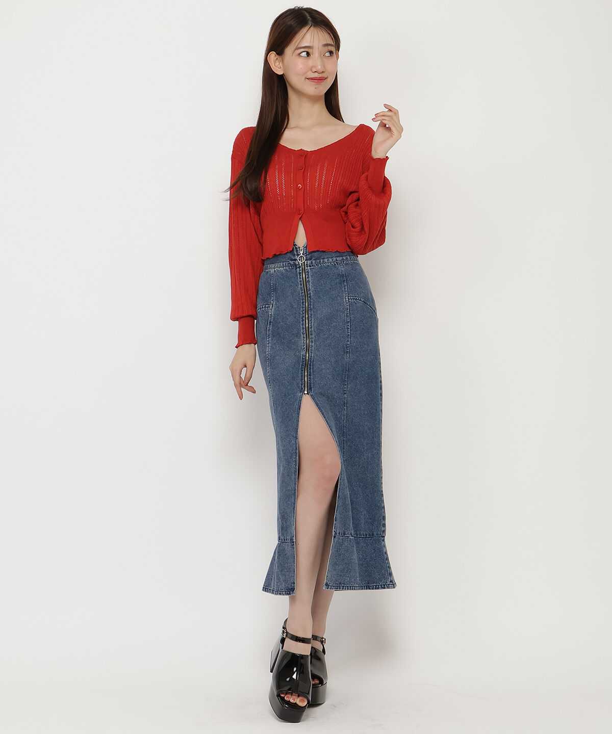 REDYAZEL「クロシェカーディガン」|カーディガン|