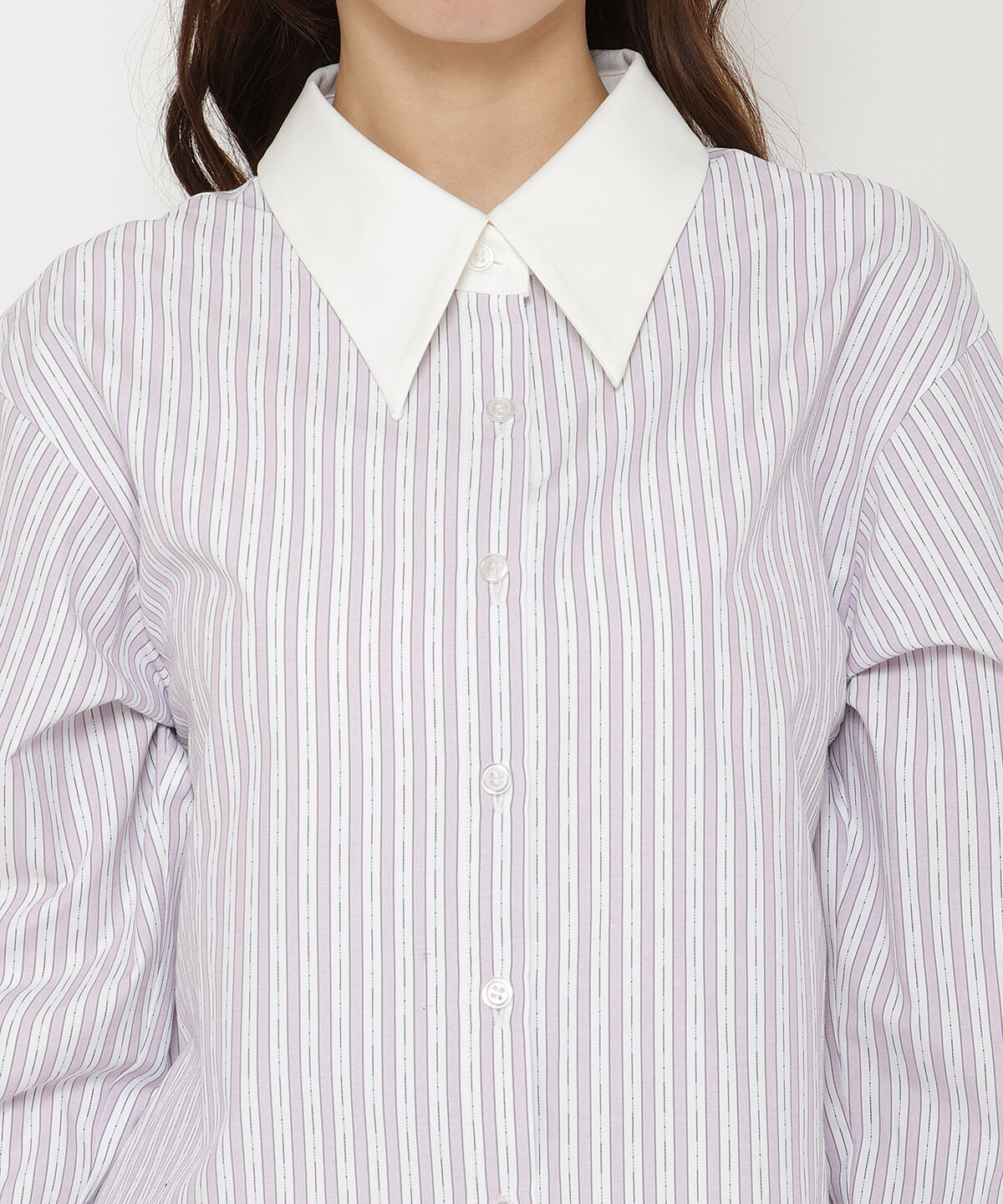REDYAZEL「クレリックストライプシャツ」|シャツ・ブラウス|