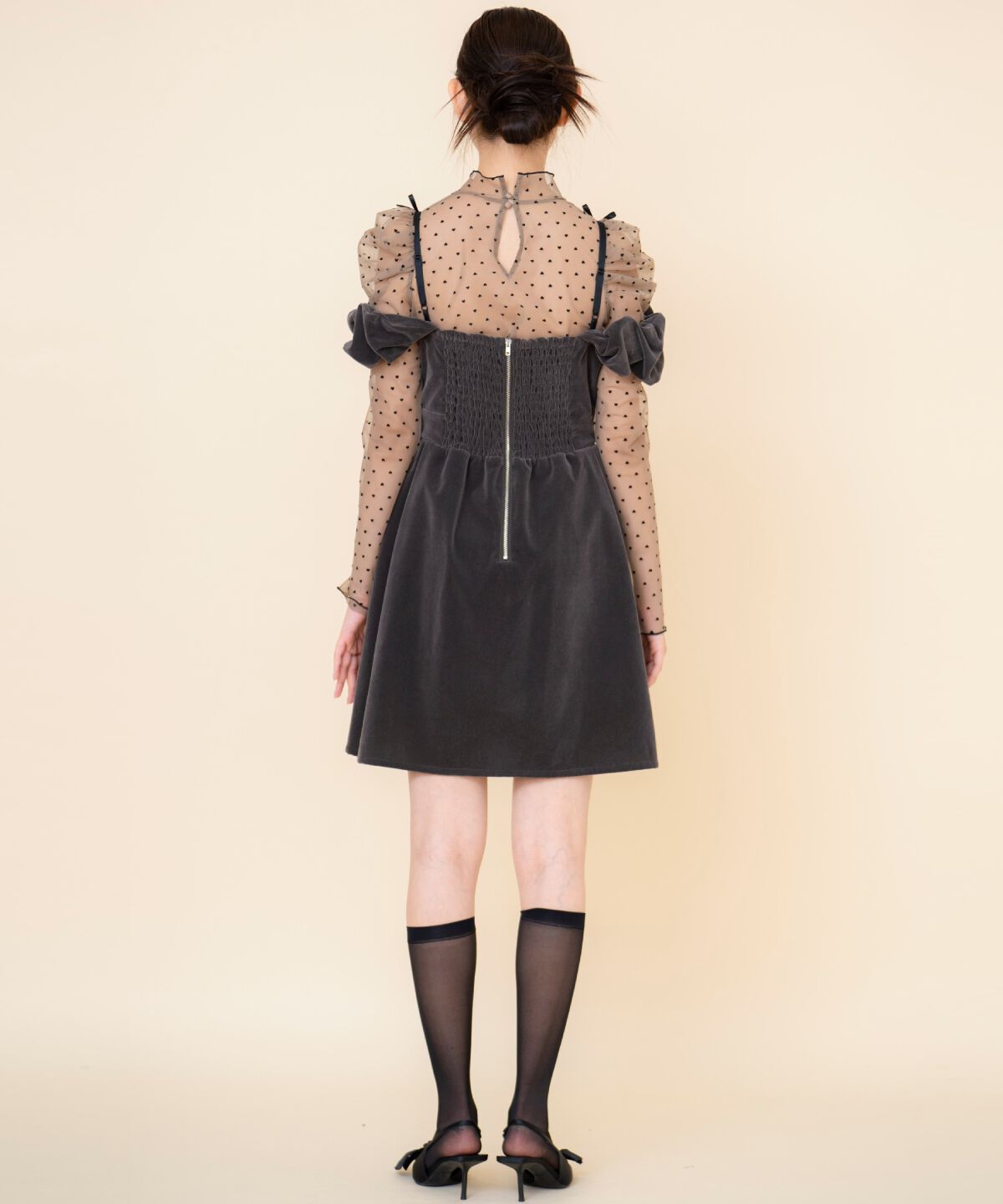 REDYAZEL「2wayショルダーフレアミニワンピース」|ワンピース|