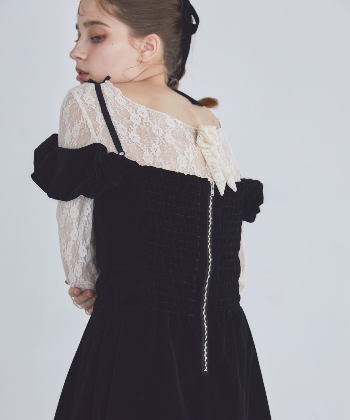 REDYAZEL「2wayショルダーフレアミニワンピース」|ワンピース|