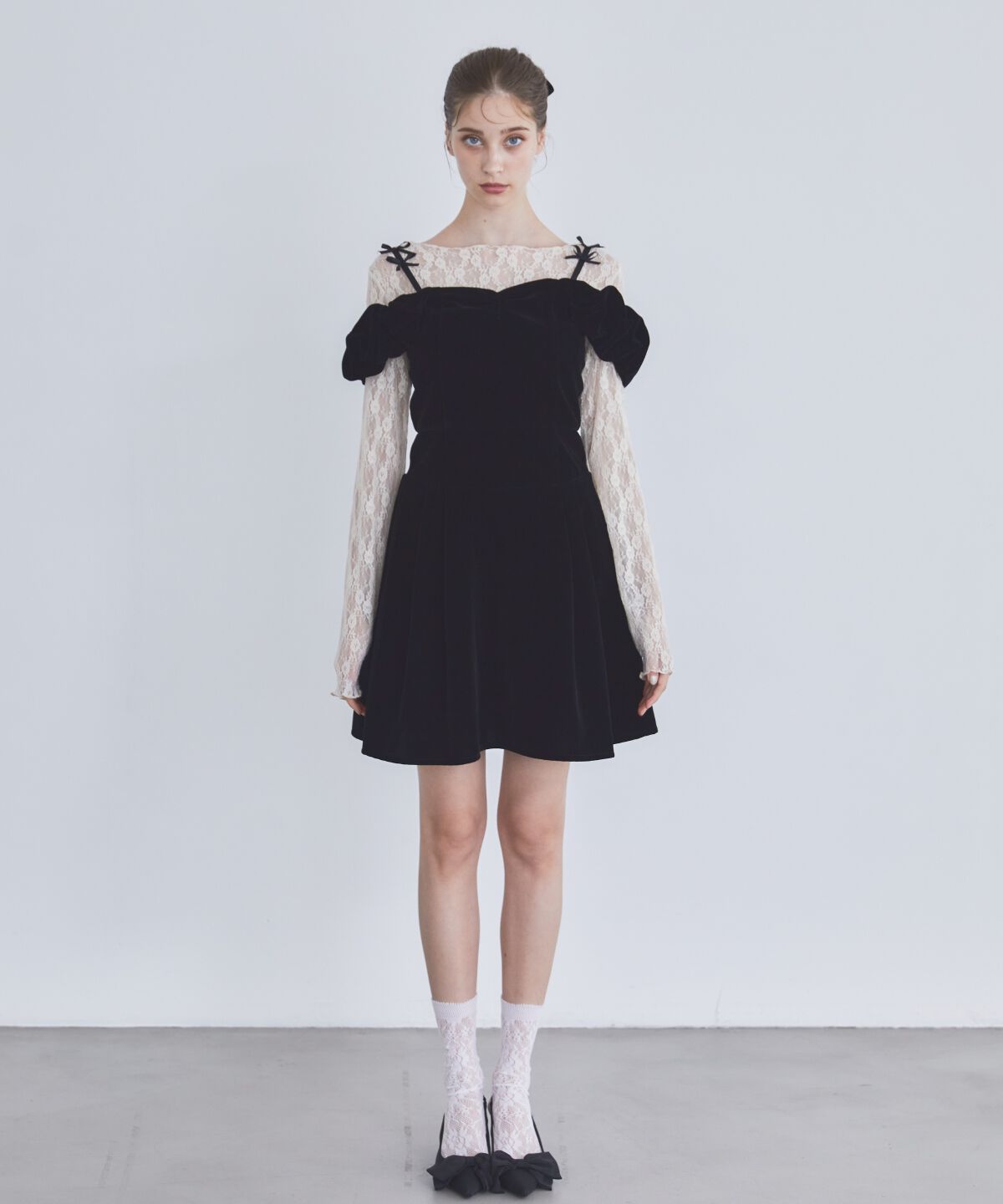 REDYAZEL「2wayショルダーフレアミニワンピース」|ワンピース|