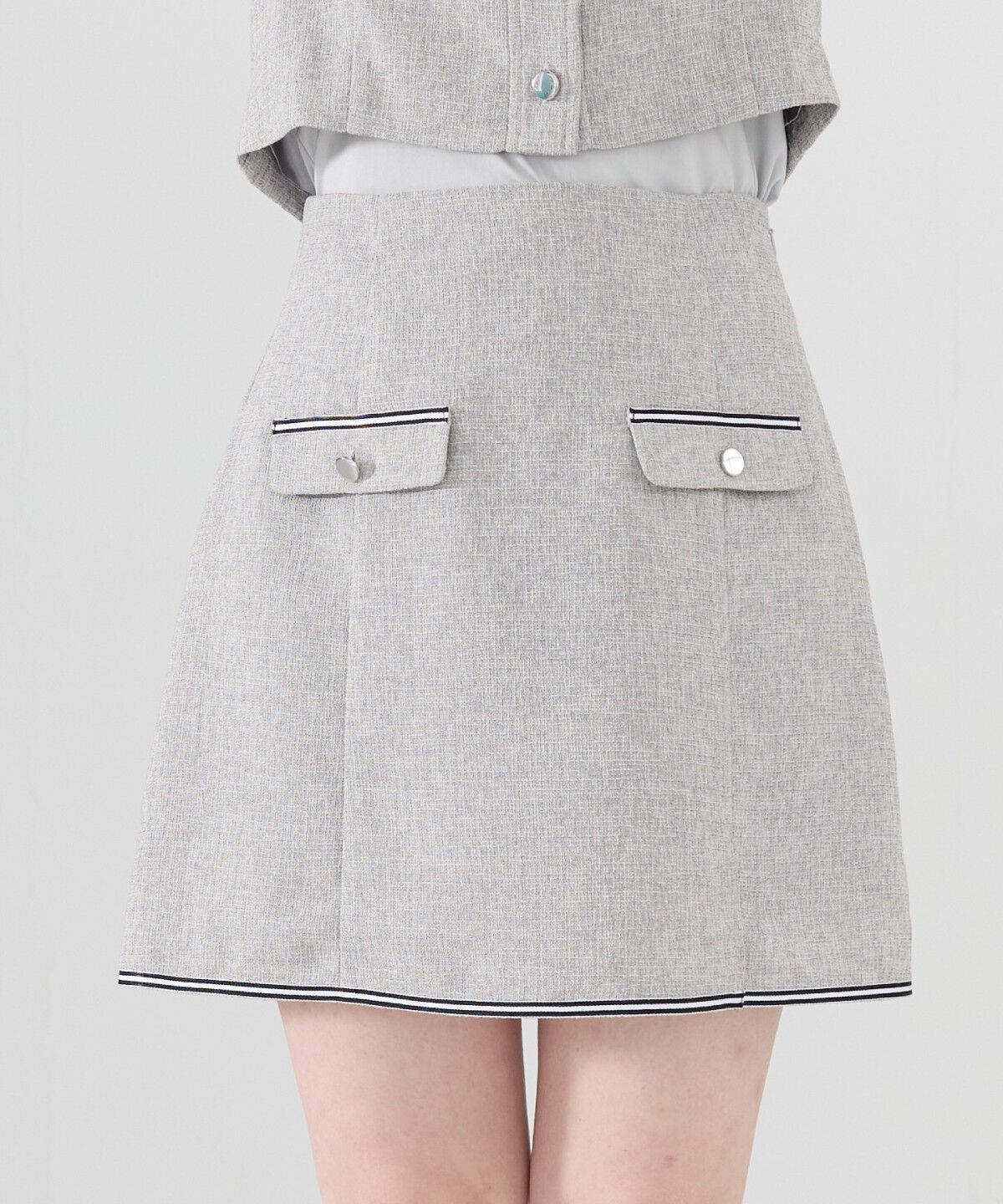 REDYAZEL「サマーツイードカジュアルセットアップ」|ワンピース|