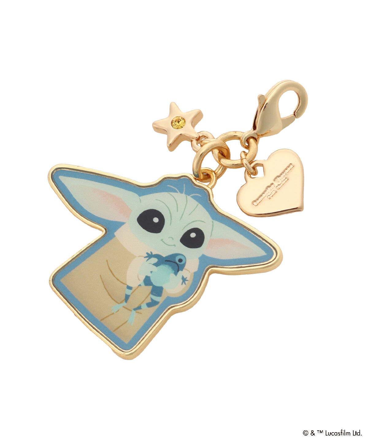 Samantha Thavasa Petit Choice「『スター・ウォーズ』「グローグー」コレクション ファスナーチャーム」|チャーム・キーホルダー|ゴールド