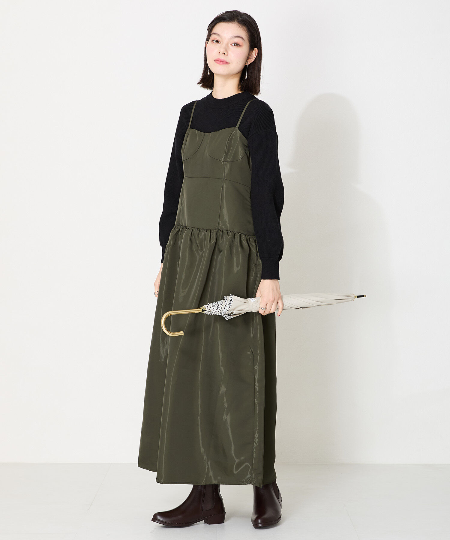 ORiental TRaffic「 ●晴雨兼用●【防水】レイン ショートブーツ /R-0009 厚手クッション入り」|ショートブーツ|