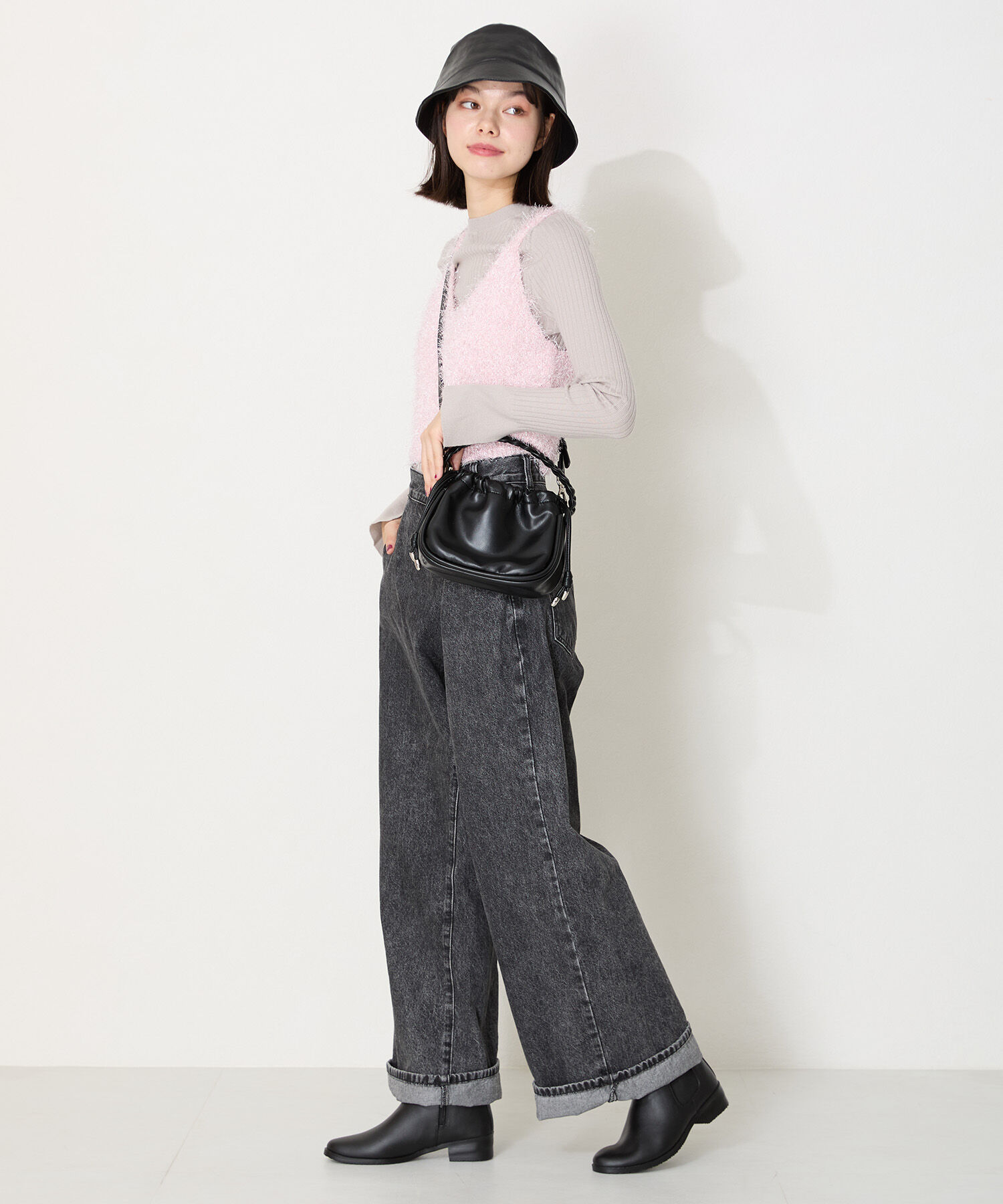 ORiental TRaffic「【防水】ベルトゴアレインブーツ/R-0013 レインシューズ　レインブーツ 人気 トレンド 売れてる」|ショートブーツ|