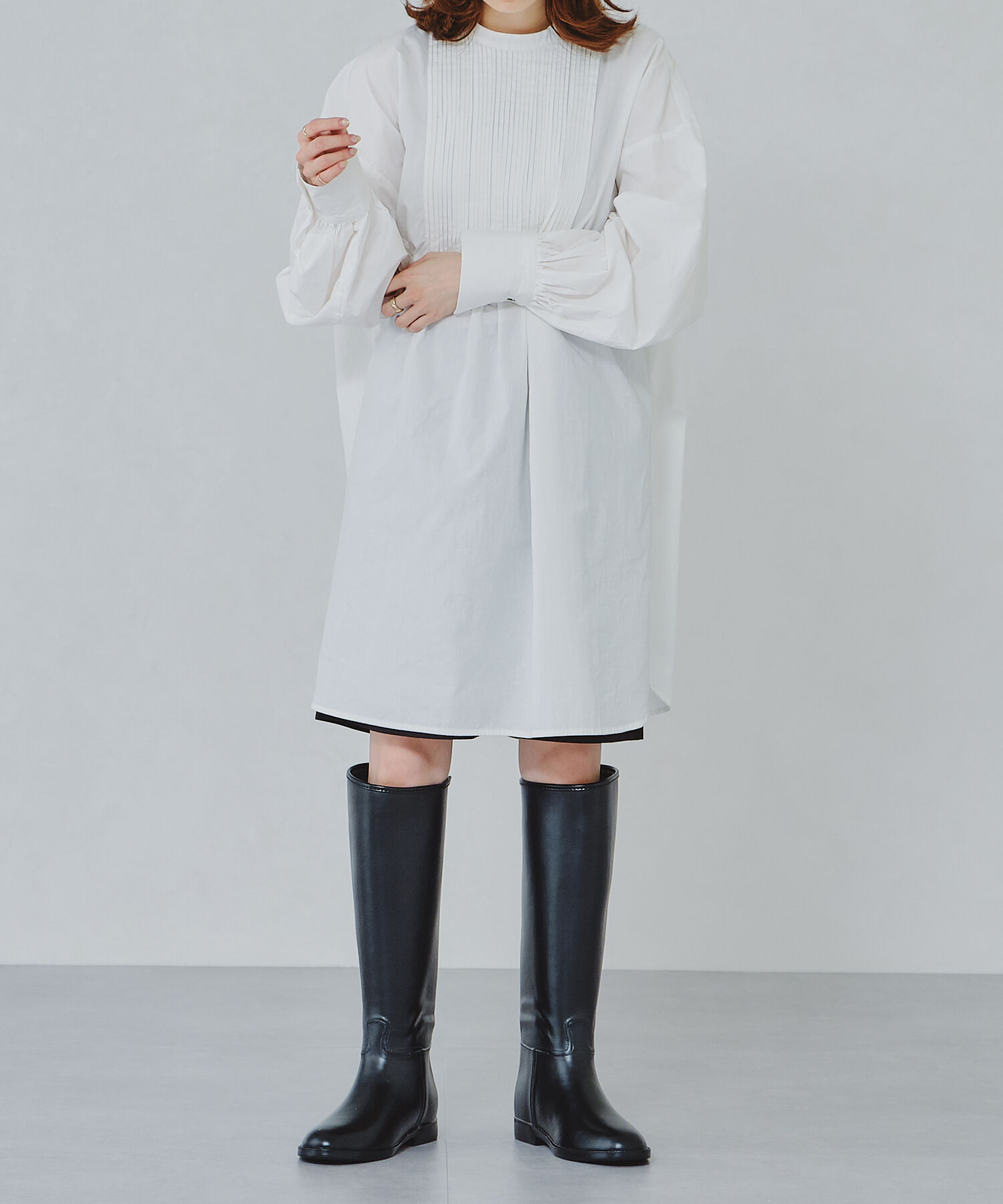 ORiental TRaffic「【防水】ロングレインブーツ/R-0014 レイン 人気 トレンド」|レインシューズ|