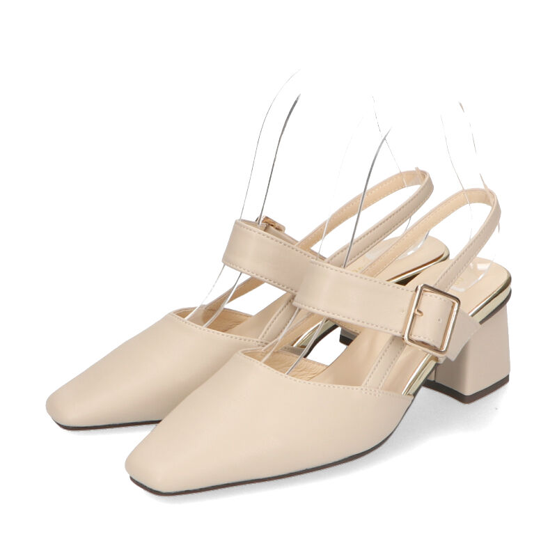 ORiental TRaffic「変形ヒールバックストラップパンプス/31314」|パンプス|