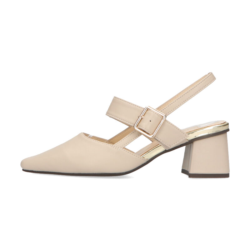 ORiental TRaffic「変形ヒールバックストラップパンプス/31314」|パンプス|