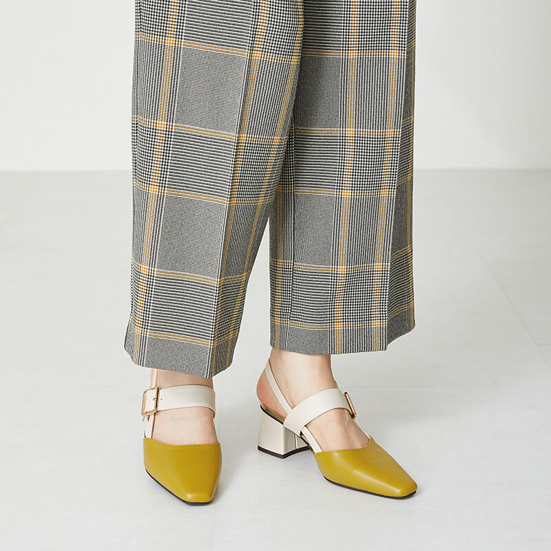 ORiental TRaffic「変形ヒールバックストラップパンプス/31314」|パンプス|