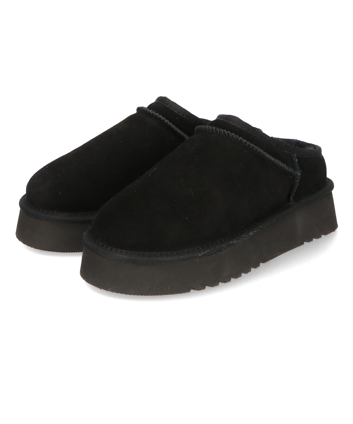 ORiental TRaffic「厚底 ムートン スリッポン シューズ/41320」|ショートブーツ|