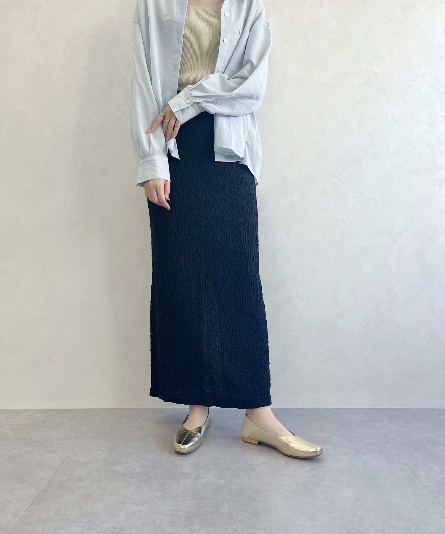 ORiental TRaffic「●通年使える●センターシームバブーシュ/51107 パンプス フラット 柔らかい」|パンプス|