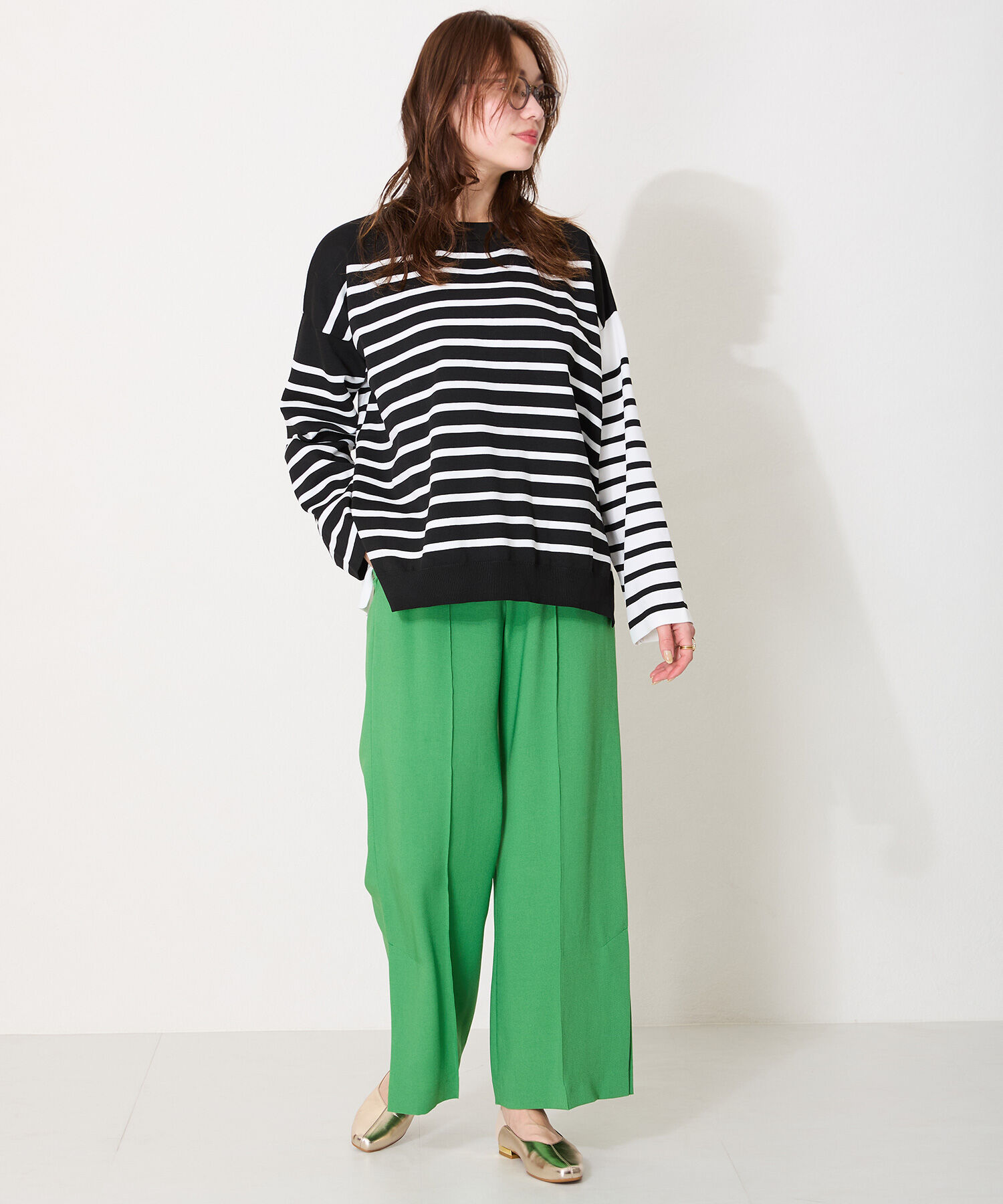 ORiental TRaffic「●通年使える●センターシームバブーシュ/51107 パンプス フラット 柔らかい」|パンプス|