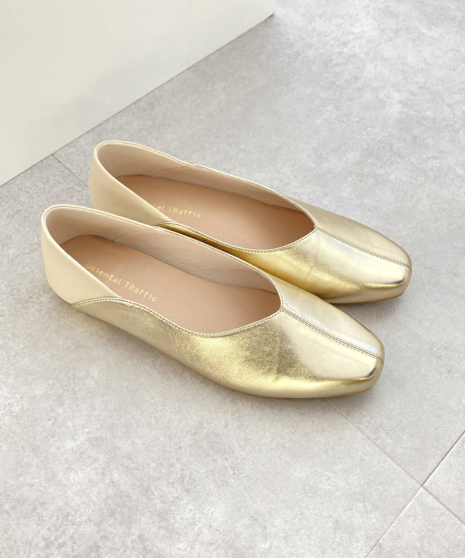 ORiental TRaffic「●通年使える●センターシームバブーシュ/51107 パンプス フラット 柔らかい」|パンプス|