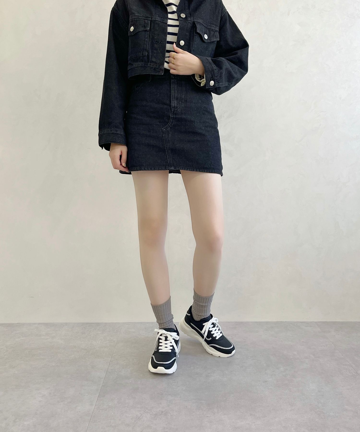 ORiental TRaffic「●2025春夏新作●グリッターラインスニーカー/OT3762 スニーカー トレンド 人気 売れてる」|スニーカー|