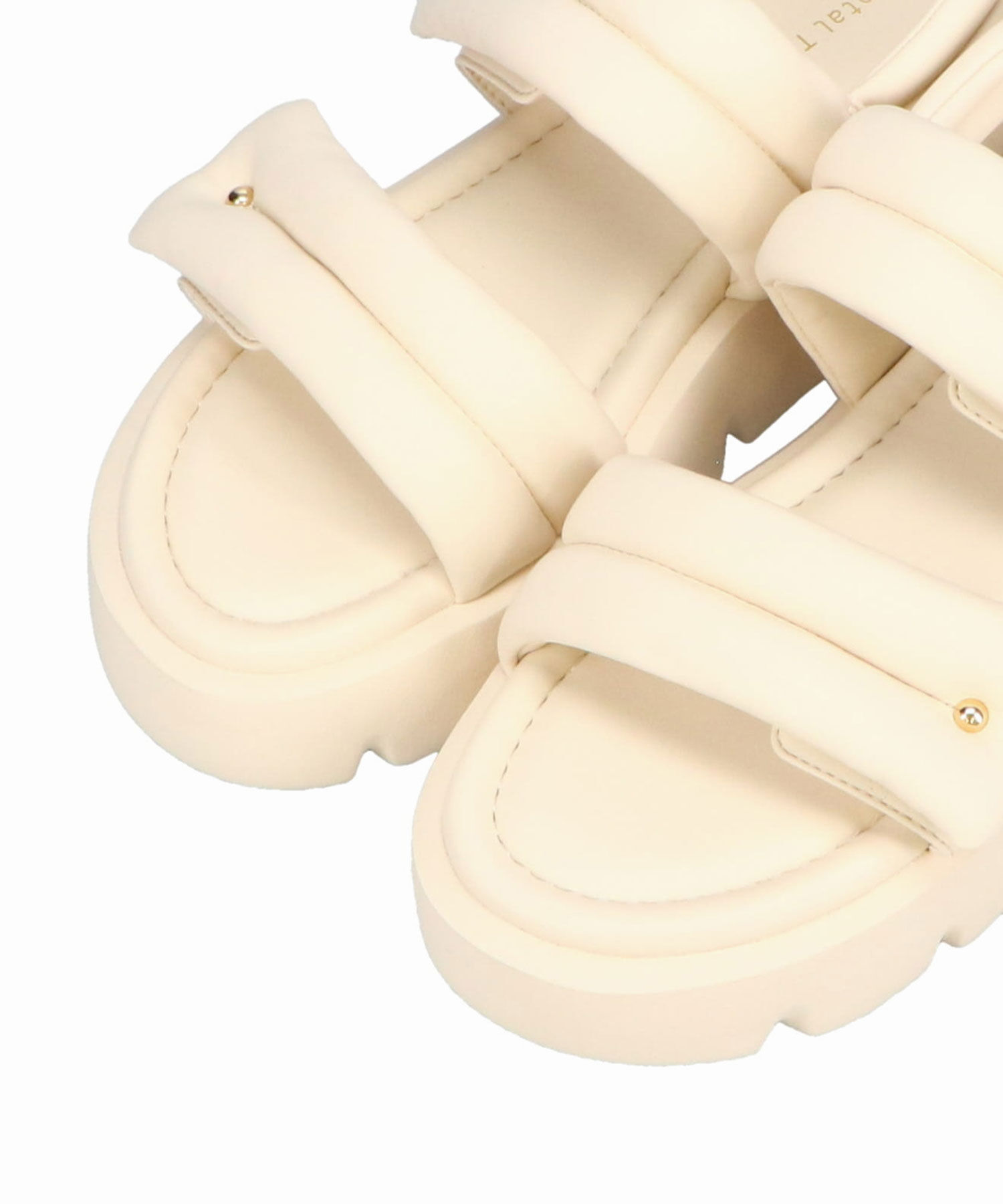 ORiental TRaffic「●2025春夏新作●パデットダブルベルト厚底サンダル/51202 サンダル 人気 トレンド 売れてる」|サンダル|