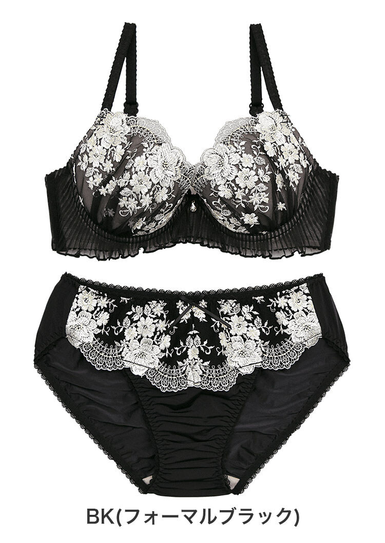 intesucre「アンテシュクレ narueコラボ ブラセット バストアップブラ IBT330」|インナー|BK