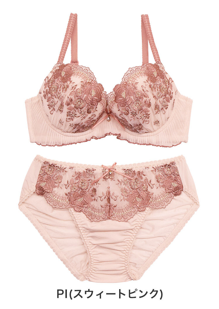 intesucre「アンテシュクレ narueコラボ ブラセット バストアップブラ IBT330」|インナー|PI