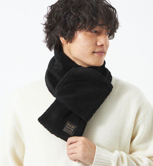 UNITED ARROWS green label relaxing「＜TAION＞ミリタリー リバーシブル ダウンマフラー」|マフラー|