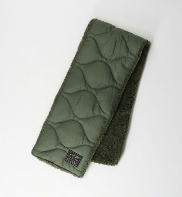 UNITED ARROWS green label relaxing「＜TAION＞ミリタリー リバーシブル ダウンマフラー」|マフラー|