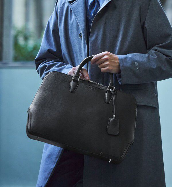 UNITED ARROWS green label relaxing「エンボス レザー ブリーフケース ビジネスバッグ」|ビジネスバッグ|