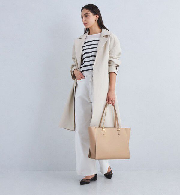 UNITED ARROWS green label relaxing「【WEB限定】ワンポイント シンプル トートバッグ（ソフトPCバッグ付） / A4 / 通勤」|トートバッグ|