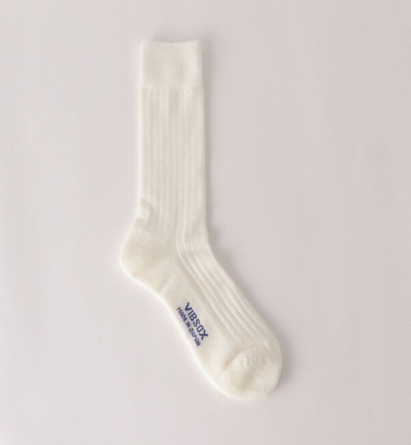 UNITED ARROWS green label relaxing「＜VIBSOX＞ドレス リブソックス」|ソックス|WHITE