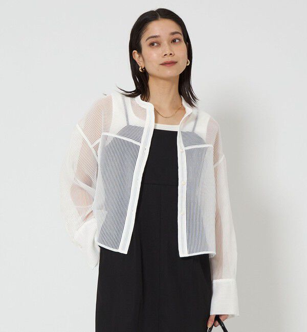 UNITED ARROWS green label relaxing「シアー コードレーン シャツ」|シャツ・ブラウス|