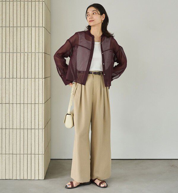 UNITED ARROWS green label relaxing「シアー コードレーン シャツ」|シャツ・ブラウス|