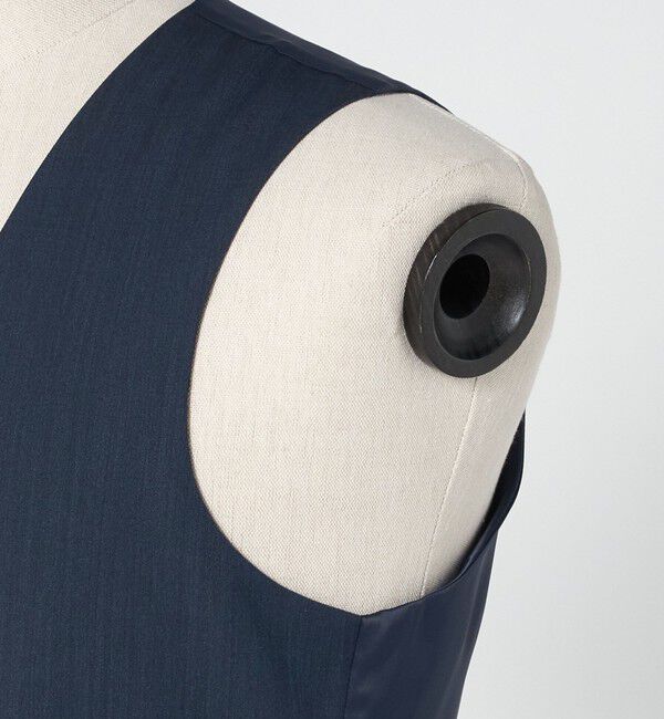 UNITED ARROWS green label relaxing「A+ TWPU トロピカル無地 スリム 5B セットアップ ベスト -ウォッシャブル-」|スーツ|