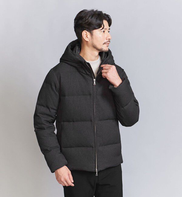 BEAUTY&YOUTH UNITED ARROWS「【WEB限定 WARDROBE SMART】LANATEC フード ダウンジャケット」|ダウン|