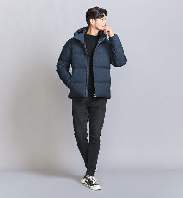 BEAUTY&YOUTH UNITED ARROWS「【WEB限定 WARDROBE SMART】LANATEC フード ダウンジャケット」|ダウン|