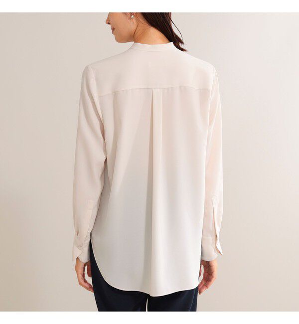 Demi-Luxe BEAMS 「ジョーゼット フリルブラウス＊」|シャツ・ブラウス|