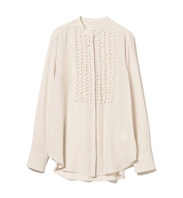 Demi-Luxe BEAMS 「ジョーゼット フリルブラウス＊」|シャツ・ブラウス|