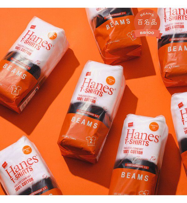 BEAMS「Hanes / 別注 Japan Fit 2pack T-shirts」|その他|White
