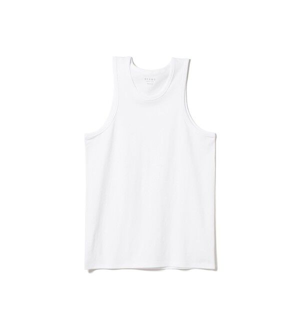 BEAMS「BEAMS / ルーズ タンクトップ」|タンクトップ|WHITE