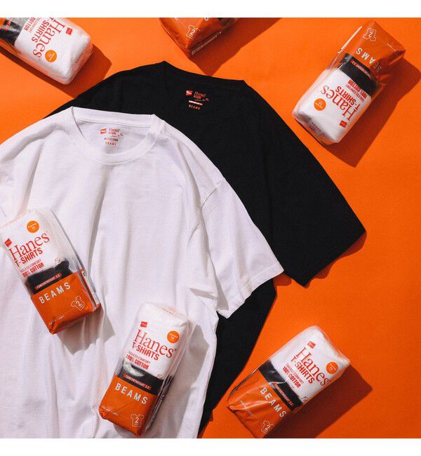 BEAMS「Hanes / 別注 Japan Fit 2pack T-shirts」|インナー|