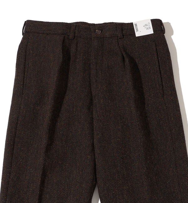 SHIPS「Southwick: HarrisTweed 1タック IVY トラウザーズ」|スラックス|