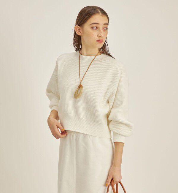 SHIPS for women「〈手洗い可能〉コットンポリ ローゲージ クルーネック プルオーバー◇」|ニット・セーター|