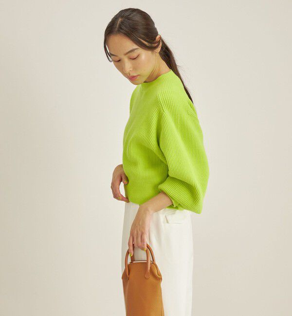 SHIPS for women「〈手洗い可能〉コットンポリ ローゲージ クルーネック プルオーバー◇」|ニット・セーター|