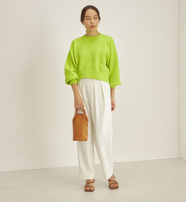 SHIPS for women「〈手洗い可能〉コットンポリ ローゲージ クルーネック プルオーバー◇」|ニット・セーター|