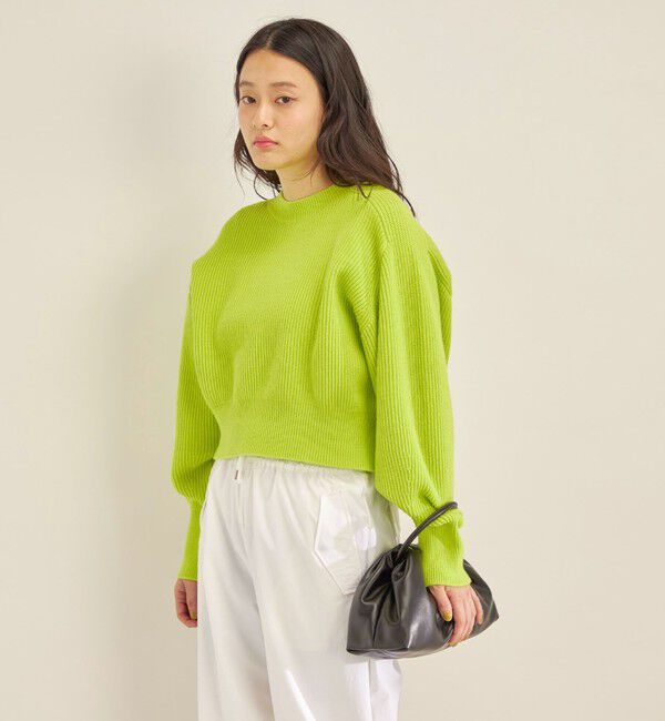 SHIPS for women「〈手洗い可能〉コットンポリ ローゲージ クルーネック プルオーバー◇」|ニット・セーター|