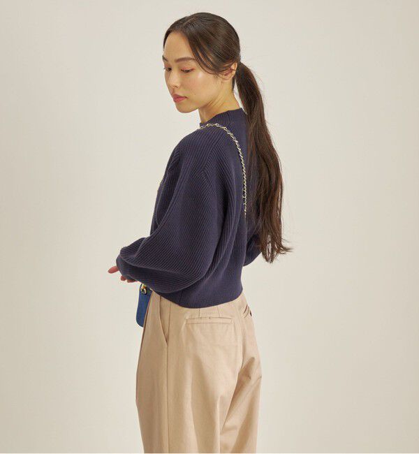 SHIPS for women「〈手洗い可能〉コットンポリ ローゲージ クルーネック プルオーバー◇」|ニット・セーター|