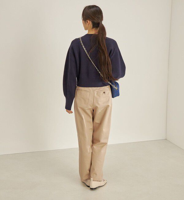 SHIPS for women「〈手洗い可能〉コットンポリ ローゲージ クルーネック プルオーバー◇」|ニット・セーター|