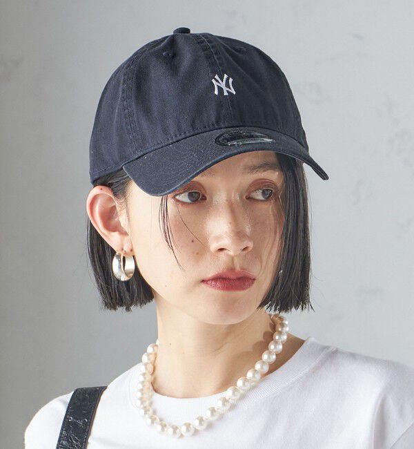 SHIPS for women「【SHIPS別注】NEWERA:MINI LOGO」|キャップ・キャスケット|ネイビー