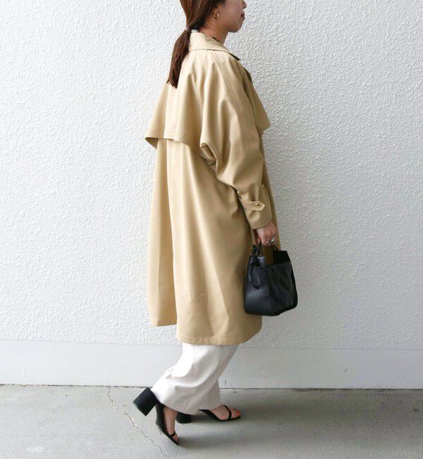 SHIPS any「SHIPS any: 〈洗濯機可能〉フレア ミディ トレンチ コート」|トレンチコート|
